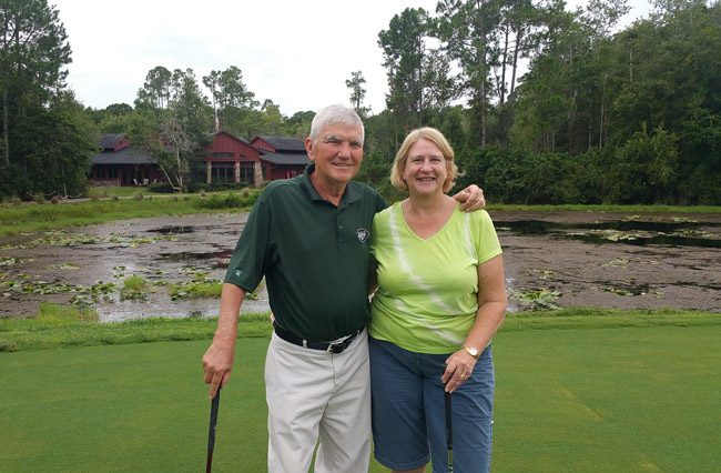 Doug Brown and Janice Reid, the new owners of Cypress Knoll Golf and Country Club in Palm Coast's E Section. 