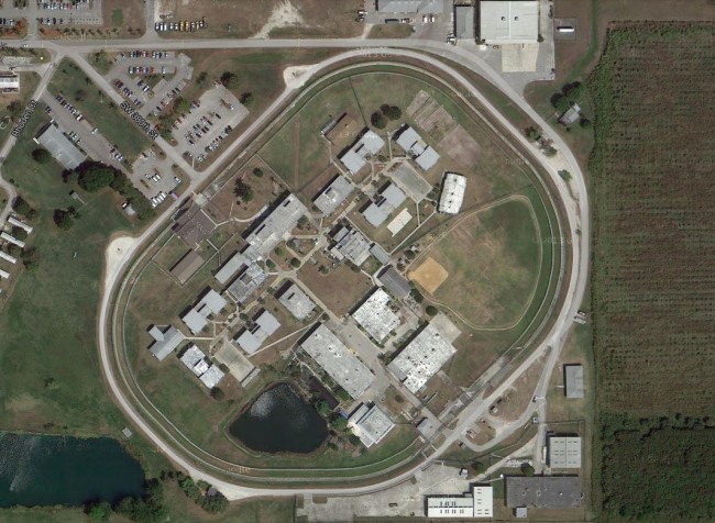 Dade prison from the air. Click on the image for larger view. (© FlaglerLive)