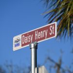 It's Daisy henry's street now. (© FlaglerLive)