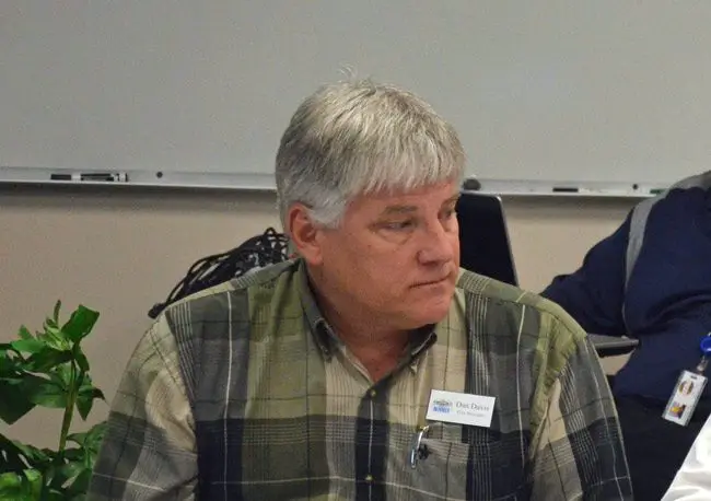 The Bunnell City Commission hired Dan Davis as its manager in December 2015. Davis was fired this evening at the end of a discussion on his latest evaluation. (© FlaglerLive)