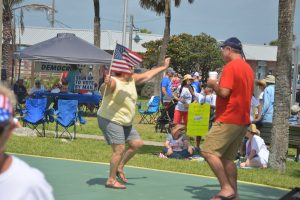 Progressives haven't had much to dance about lately, particularly in Flagler, but they did Saturday. (© FlaglerLive)