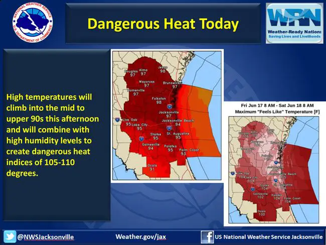 dangerous heat advisory