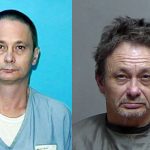 Darnell Wayne Hairston in his state prison mugshot, left, and in his mugshot from New Year's Eve at the Flagler County jail.
