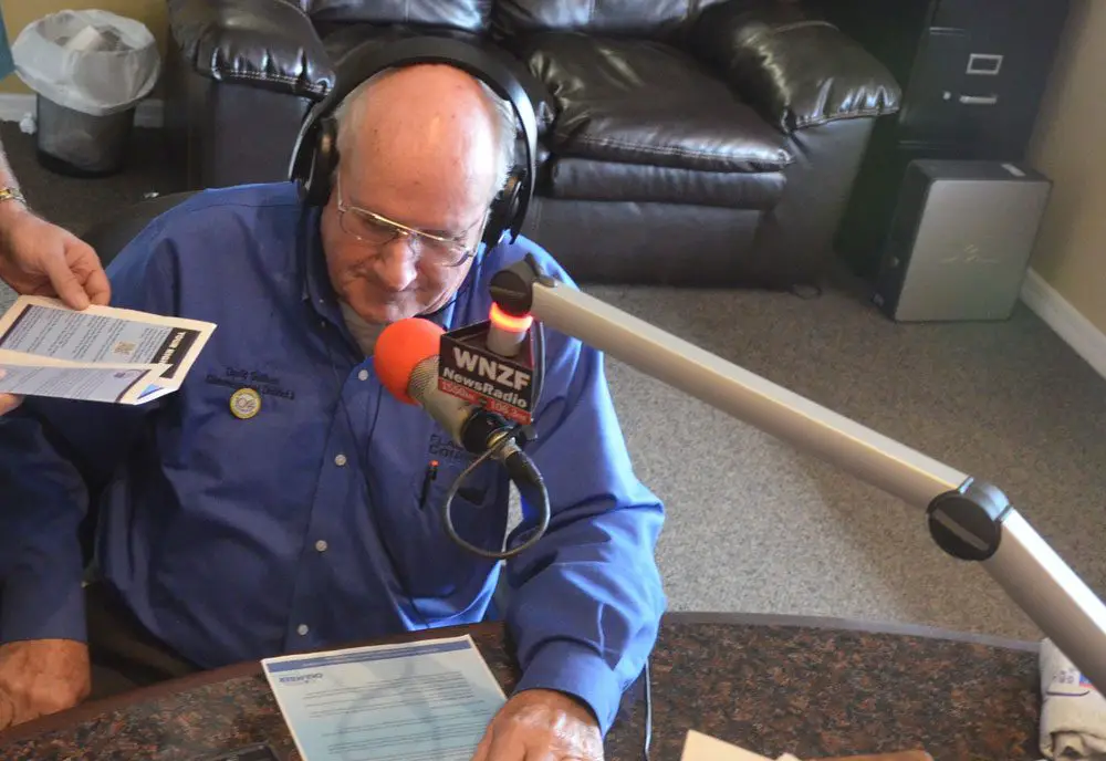 County Commissioner Dave Sullivan, above, opted to declare his appearance on fellow-Commissioner Joe Mullins's radio show as an in-kind gift, and reimburse its value of around $250, to avoid the appearance of improprieties. Sullivan had appeared on the show when it was guest-hosted by a county employee, with two other county employees as guests. Mullins was not on the show that week. (© FlaglerLive)