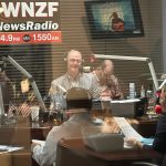 Flagler Broadcasting President David Ayres has been anchoring the annual Food-A-Thon since 2022. This year's edition has special urgency, with the halt to food stamps affecting some 13,000 recipients in Flagler County. (© FlaglerLive)