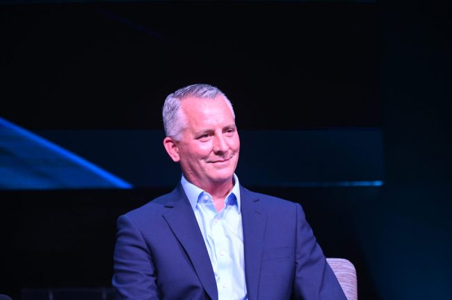 David Jolly was comfortable, flawless and self-assured in front of a friendly crowd. (© FlaglerLive)