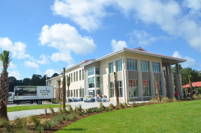 Just last summer Daytona State College's Palm Coast campus, where numerous students seek out four-year degrees, marked the opening of its latest expansion. (© FlaglerLive)