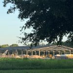 The DC Blox data center under construction in Palm Coast's Town Center. (© FlaglerLive)