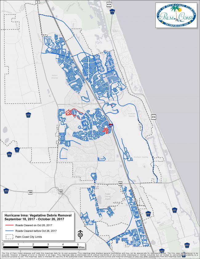 palm coast debris pick-up