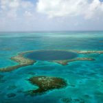 Deep ‘blue holes,’ like this one off Belize, can collect evidence of hurricanes. The TerraMar Project, CC BY