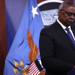 Secretary of Defense Lloyd Austin speaks at a news briefing at the Pentagon on July 20, 2022. (Anna Moneymaker/Getty Images)