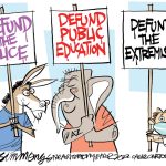 Defund the defunders by David Fitzsimmons, The Arizona Star, Tucson.