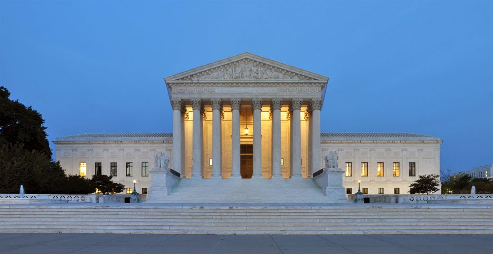 Democracy at dusk: The United States Supreme Court. (Wikimedia Commons)