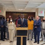State Sen. Randolph Bracy pushing for legislation to address issues with unemployment in Florida on February 17, 2022. (Florida AFL-CIO)