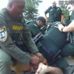 Five deputies were attempting to restrain Brandon Leohner when deputy Towns released his dog, which bit down on Loehner's calf for 16 seconds, gashing his calf.