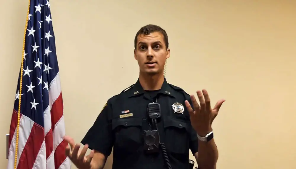 Flagler County Sheriff's deputy Robert Lentino started with the agency in February 2018. Shoirtly afterward, he appeared in a brief video profile issued by the agency. 