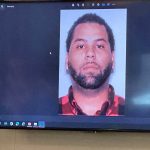 He was not on trial--not yet--but the picture of Derrius Bauer was repeatedly shown during the trial last week of Marcus Chamblin. (© FlaglerLive)