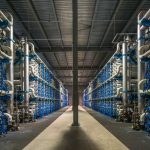 The Carlsbad Desalination Plant in Southern California is the largest such plant in the Western Hemisphere, providing 50 million gallons of desalinated seawater per day. (​Reed Kaestner via Getty Images)