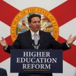 Gov. Ron DeSantis announcing his higher education initiatives on Tuesday. (Facebook)