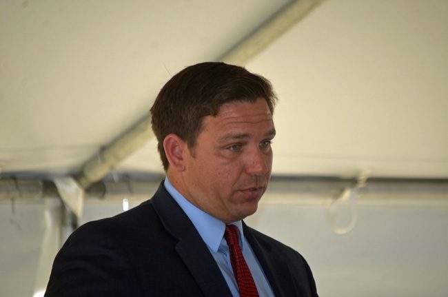Gov. Ron DeSantis is turning to his three appointees on the Florida Supreme Court. (© FlaglerLive)