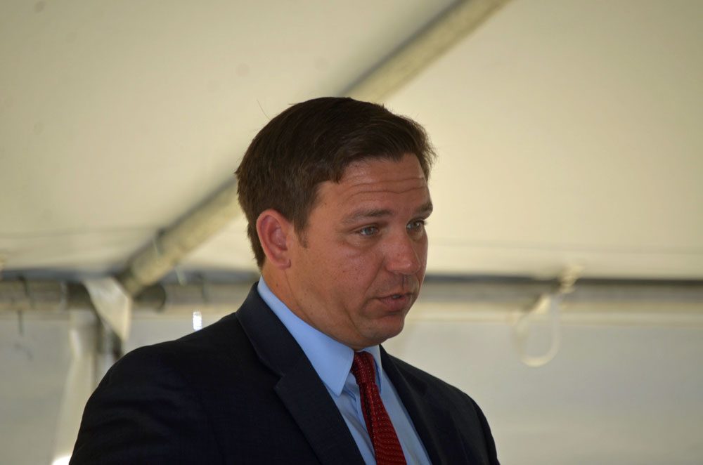 Gov. Ron DeSantis. (© FlaglerLive)