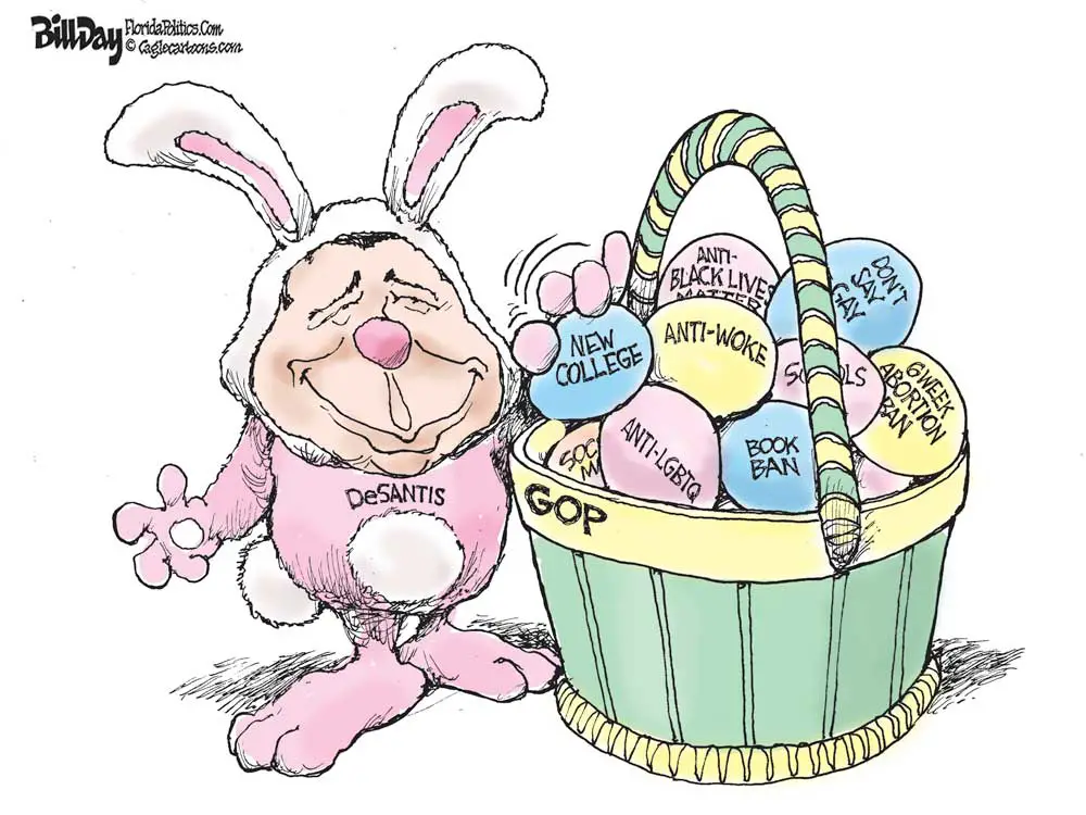 DeSantis Bunny by Bill Day, FloridaPolitics.com