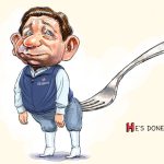 Desantis Stick A Fork He’s Done by Ed Wexler, CagleCartoons.com