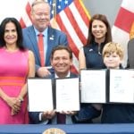 Gov. Ron DeSantis in Bradenton on June 24, 2026, via DeSantis X account.