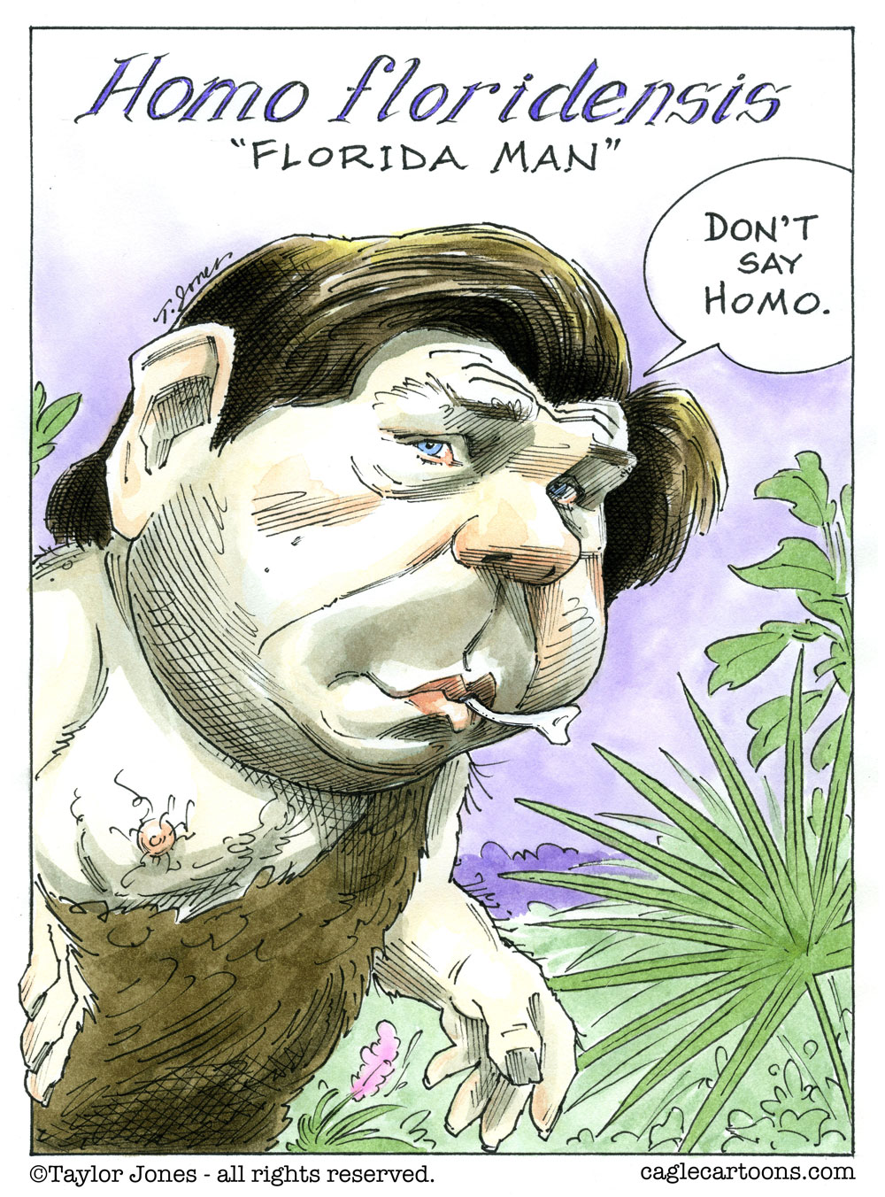 Ron DeSantis by Taylor Jones, Politicalcartoons.com