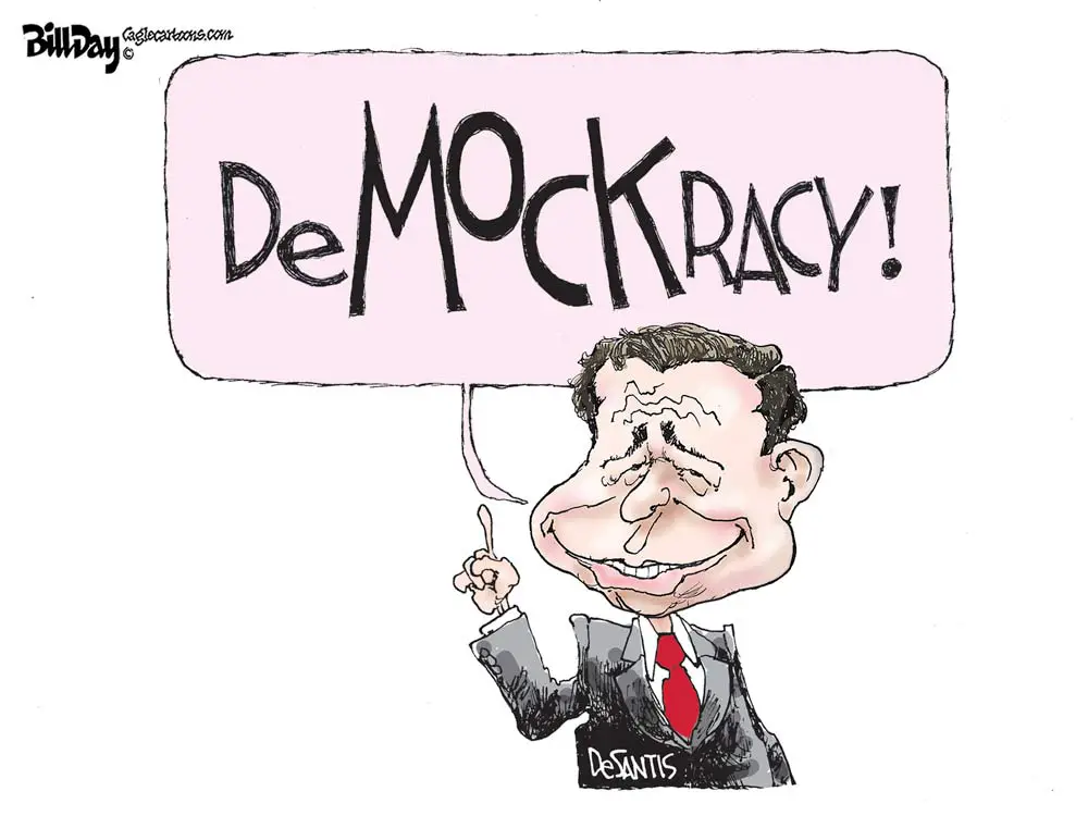 DeSantis DeMOCKracy by Bill Day, FloridaPolitics.com