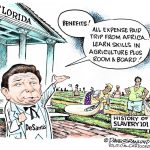 DeSantis Slavery benefits by Dave Granlund, PoliticalCartoons.com