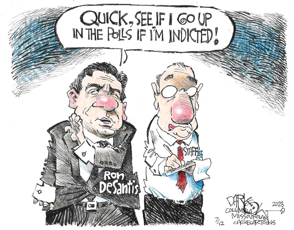 Desperate DeSantis by John Darkow, Columbia Missourian