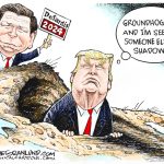 Groundhog Day DeSantis and Trump by Dave Granlund, PoliticalCartoons.com