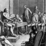 A 1782 engraving depicts the First Continental Congress, held in 1774.