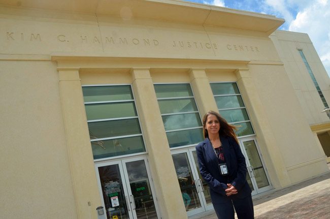 Detective Annie Conrad of the Flagler County Sheriff's Office. (© FlaglerLive)