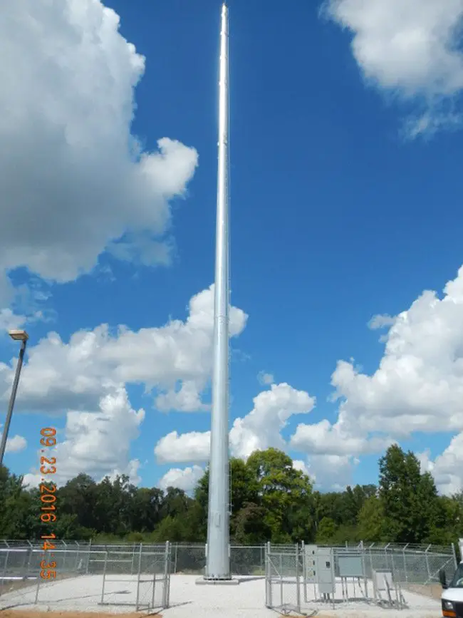 A Diamond Cell tower similar to the pone going up at the Palm Coast utility plant behind Heroes Park on Palm Coast Parkway. (Diamond Communications)