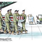 Dignified transfer of fallen by Dave Granlund, PoliticalCartoons.com