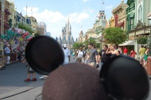 People railing against the phoniness of Disney World may be putting on a show of their own. (© FlaglerLive)