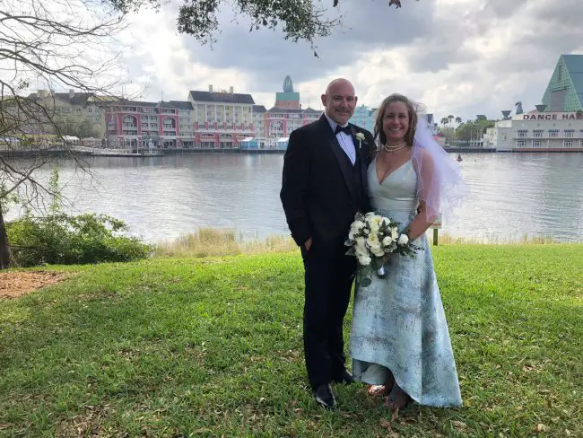 It's now Judge Melissa Distler: formerly known as County Judge Melissa Moore-Stens, the judge married John Distler of Palm Coast at Disney's Boardwalk this week, with Flagler Clerk of Court Tom Bexley officiating. Thank you to the Distlers for sharing the picture, and congratulations. 