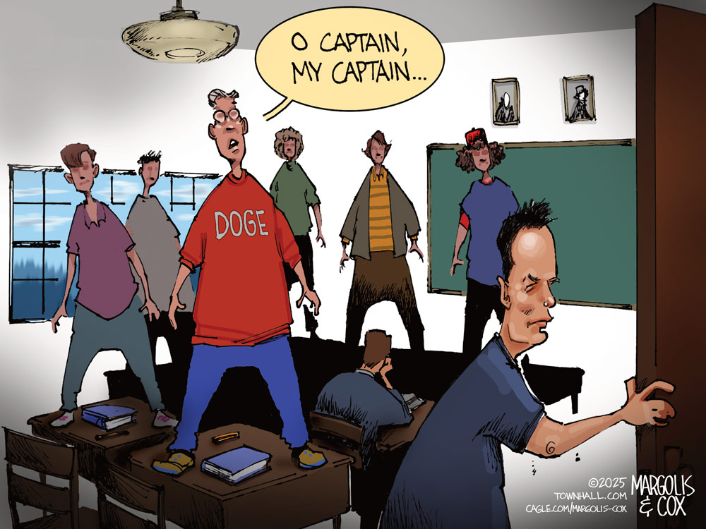 Elon Musk Leaves DOGE by Margolis & Cox, PoliticalCartoons.com