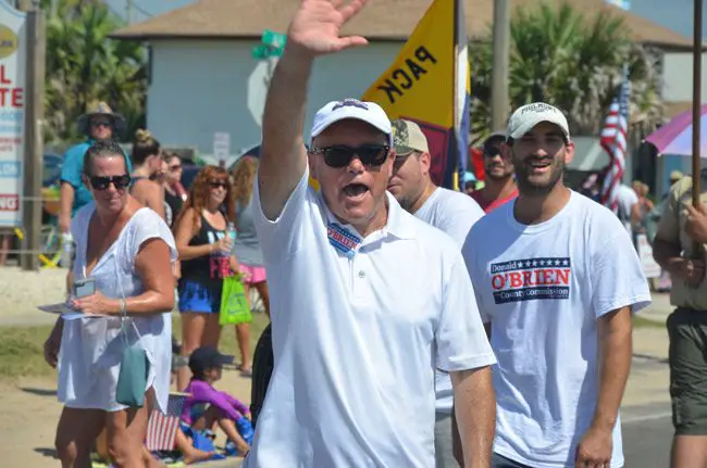 Donald O'Brien has done what no challenger has been able to do since 1992: unseat Flagler County Commissioner George Hanns. (© FlaglerLive)