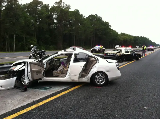 Jessica Nash's Nissan. Click on the image for larger view. (FHP)