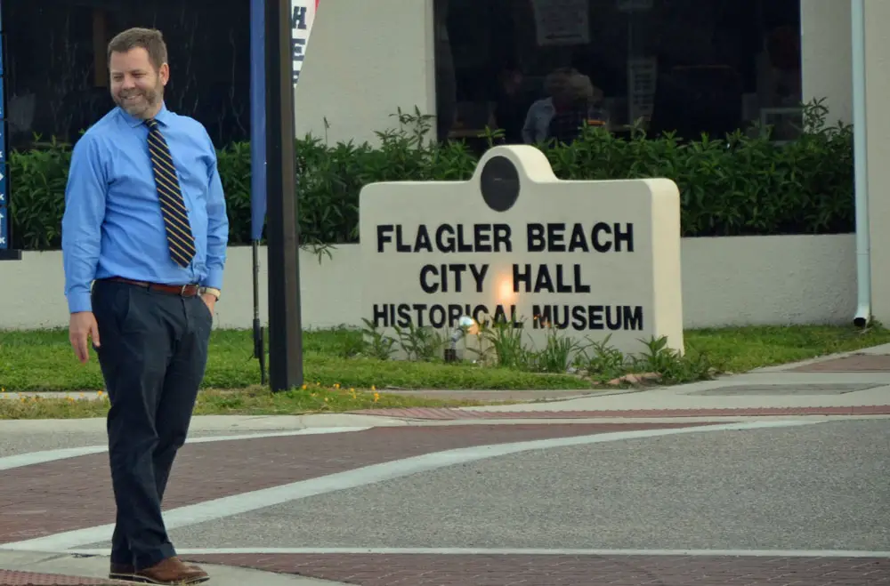 Flagler Beach City Attorney Drew Smith produced a cogent document that  explicitly and within a  legal framework sets out conditions the city wants the county to impose on the developer of The Gardens, before approving the project. (© FlaglerLive)