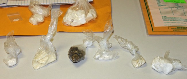 Some of the drugs recovered. Click on the image for larger view. (© FlaglerLive)