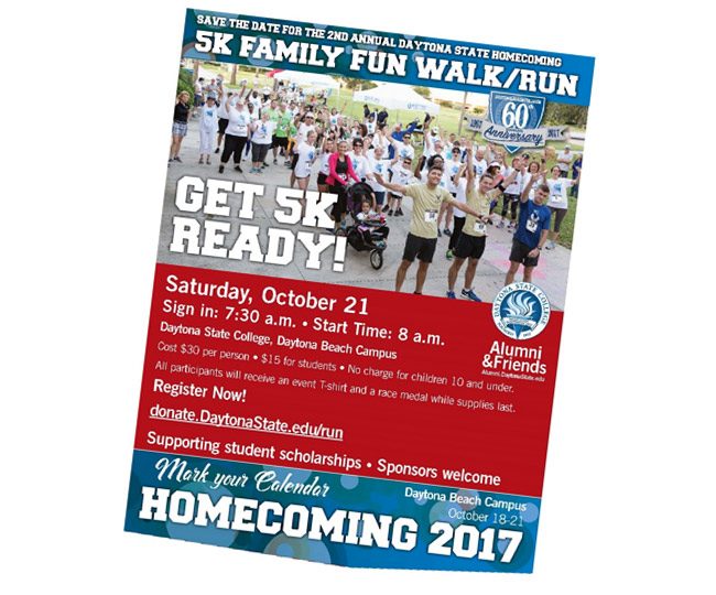 daytona state college 5k homecoming 2017