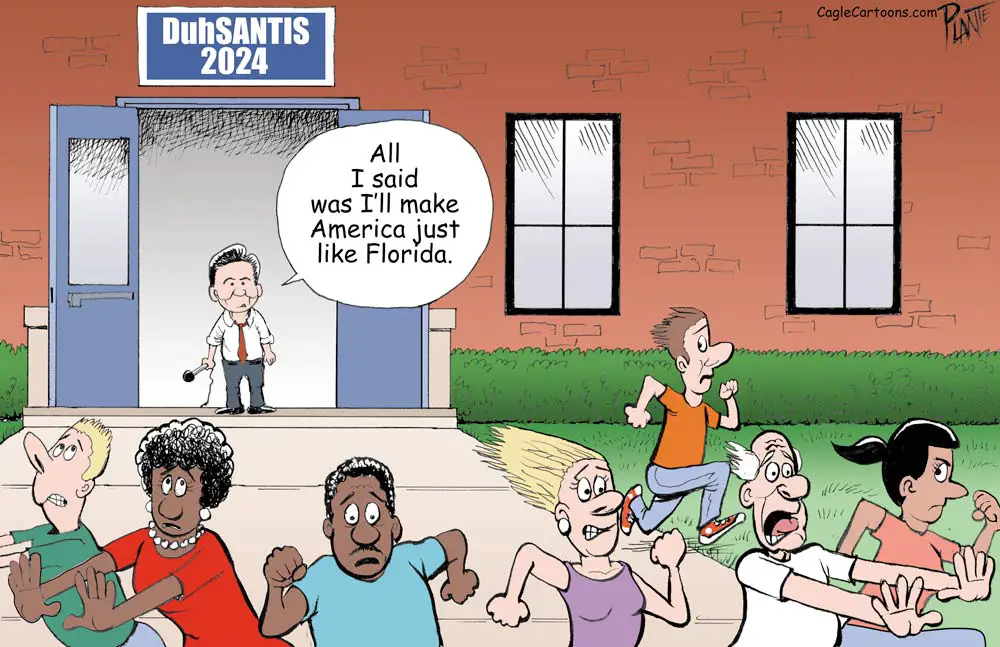 DuhSantis and Florida by Bruce Plante, PoliticalCartoons.com