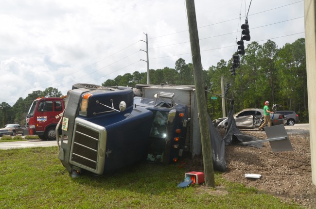 dump truck wreck