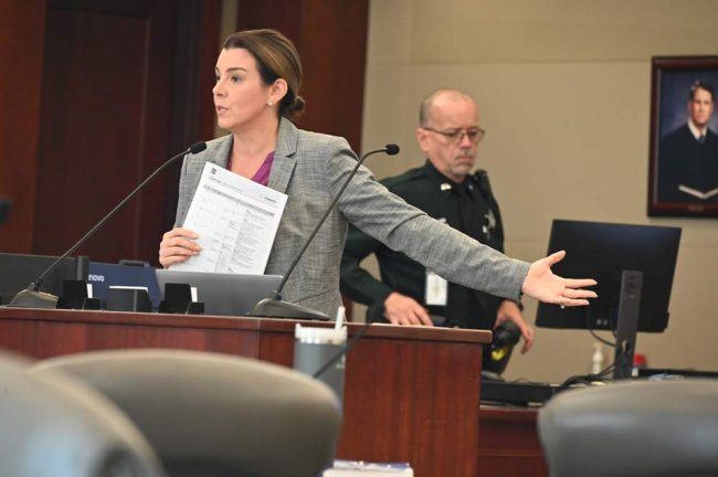 Assistant State Attorney Jennifer Dunton. (© FlaglerLive)