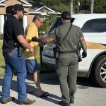 Gary Durso at the time of his arrest in Palm Coast's E-Section in September. (FCSO)