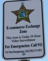 The sign up close. Click on the image for larger view. (FCSO)